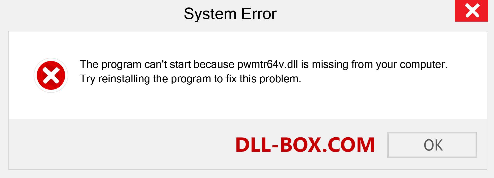  pwmtr64v.dll file is missing?. Download for Windows 7, 8, 10 - Fix  pwmtr64v dll Missing Error on Windows, photos, images